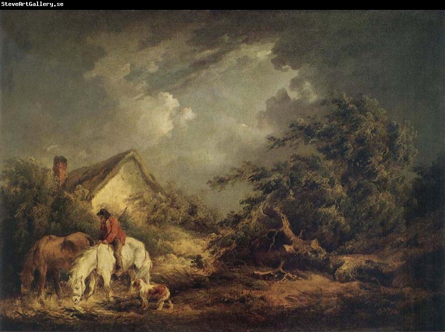 George Morland The Approaching Storm